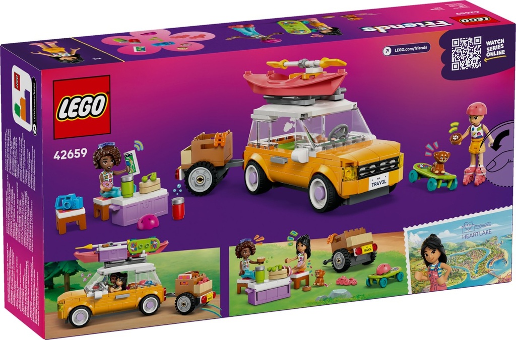 LEGO 42659 FRIENDS FRIENDSHIP ROAD-TRIP TRAVEL CAR