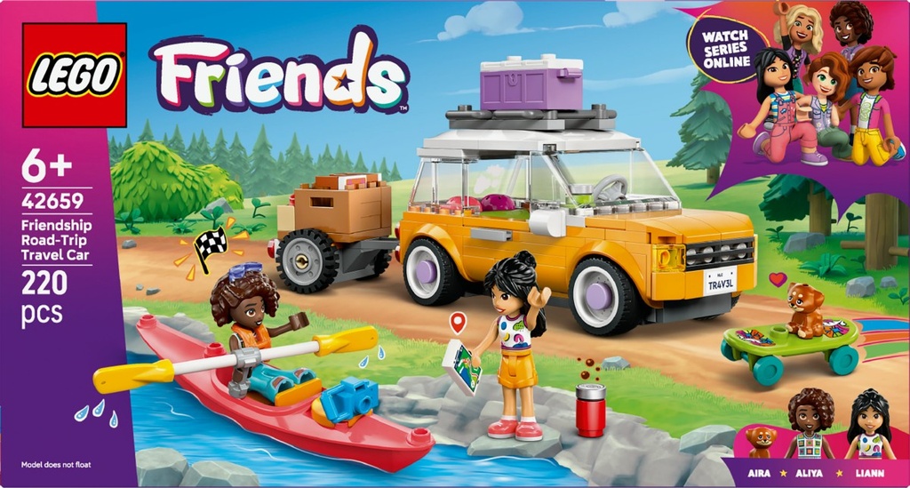 LEGO 42659 FRIENDS FRIENDSHIP ROAD-TRIP TRAVEL CAR