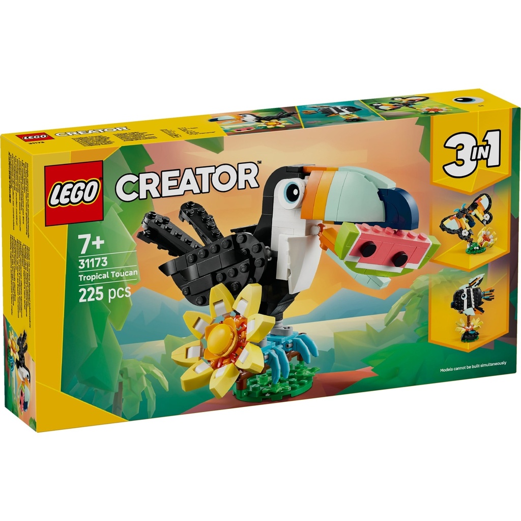 LEGO 31173 CREATOR WILD ANIMALS TROPICAL TOUCAN 