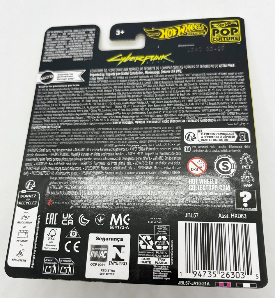 Hot Wheels Pop Culture Cyber Funk Quadra Turbo-R V-tECH