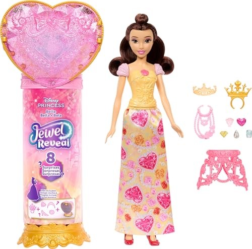 Barbie Disney Princess Jewel Reveal 8 Surprises