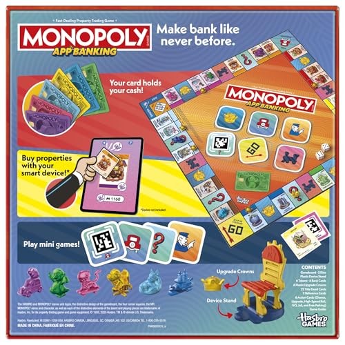 Hasbro Gaming-Monopoly App Banking Board Game