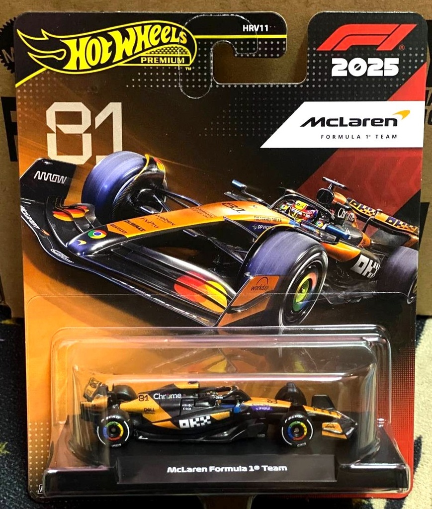 Hot Wheels Premium F1 Mclaren