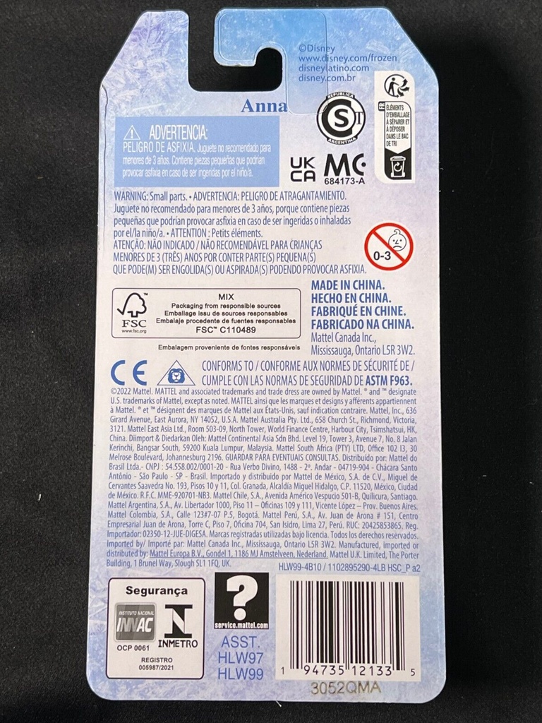 Mattel Disney Frozen Anna