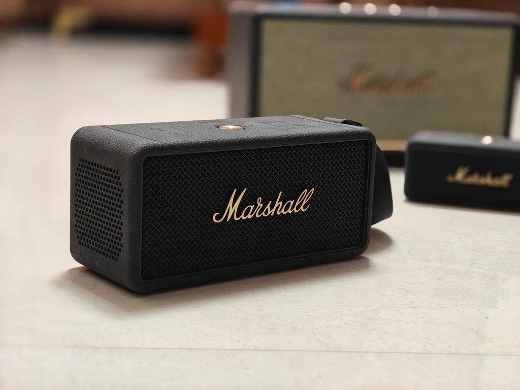 [MS-MIDDLETON-BLKBR] Marshall Middleton Portable Bluetooth Speaker