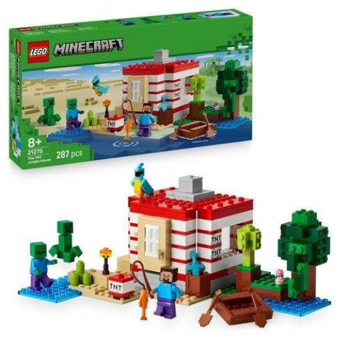 [21275] Lego 21275 Minecraft The Tent Jungle House