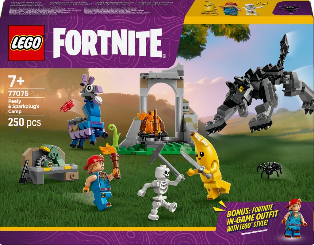 [77075] Lego 77075 Fortnite Peely & Sparkplug's Camp