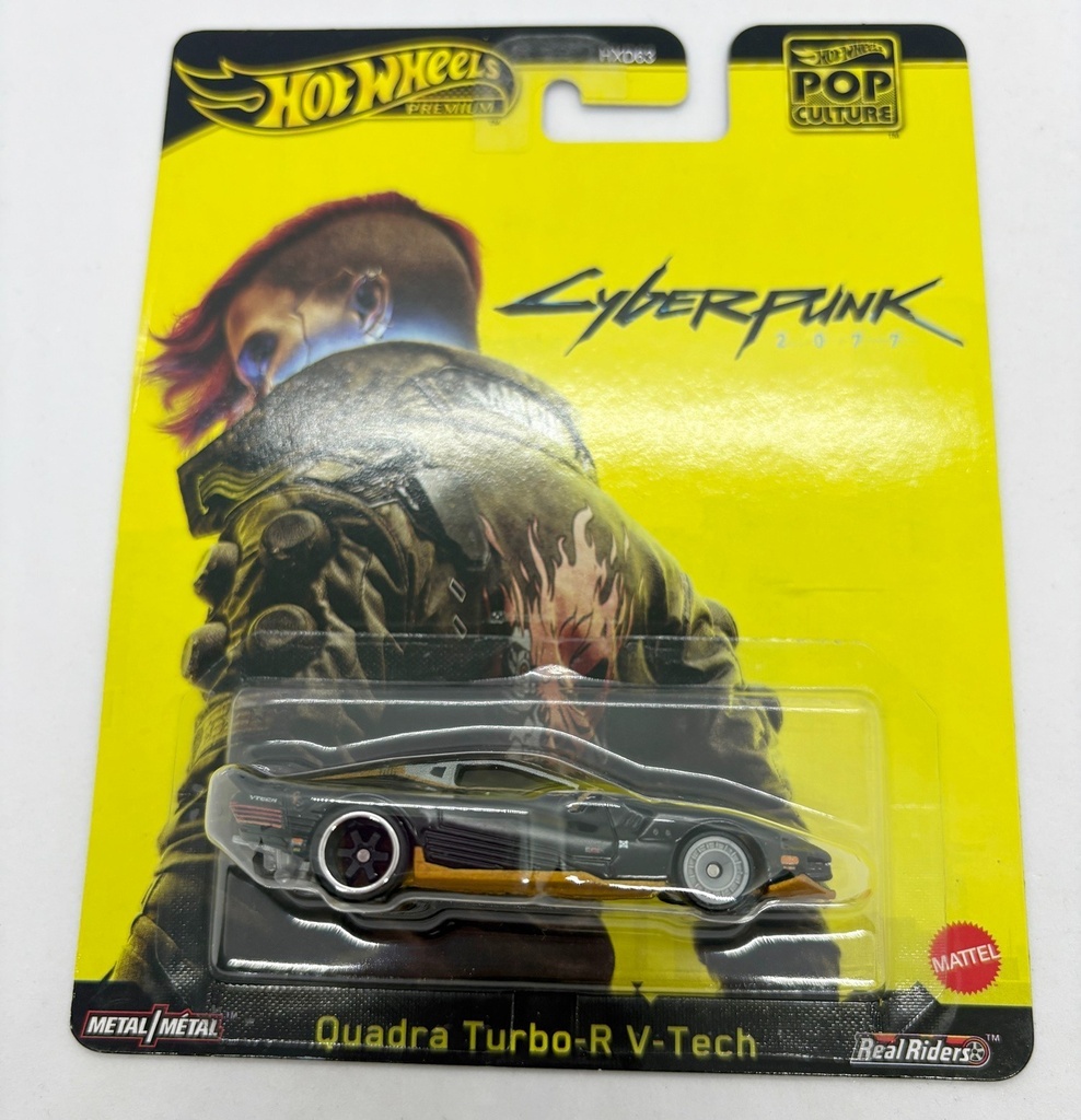 [HXD63] Hot Wheels Pop Culture Cyber Funk Quadra Turbo-R V-tECH