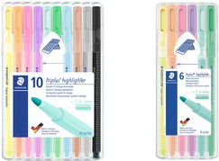 [363 csb6] Staedtler Triplus Pastel Highlighter Set Of 6Pcs