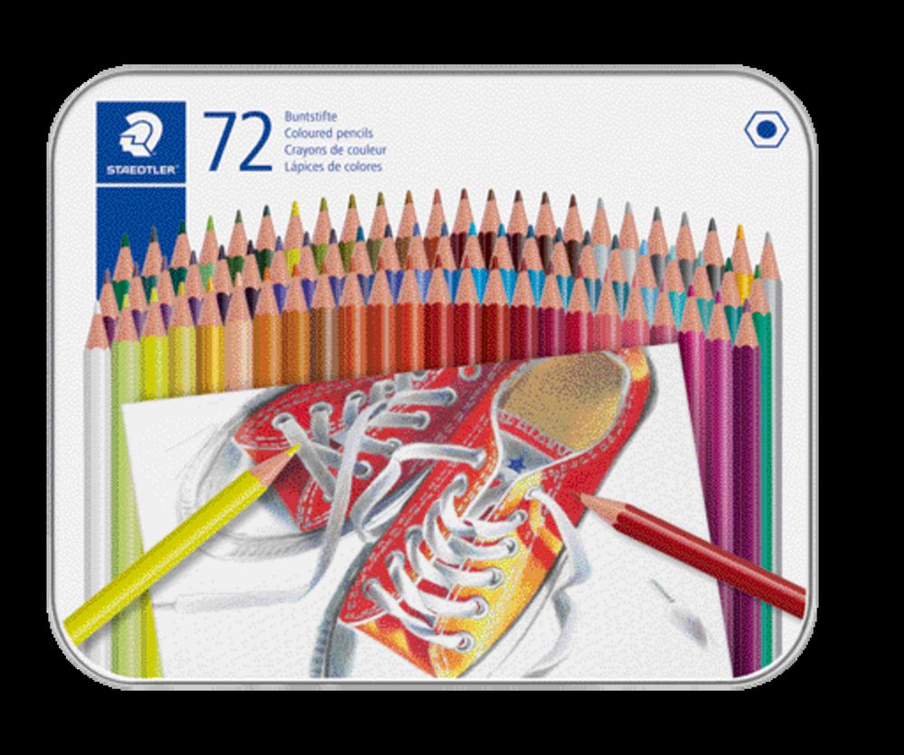 [175 m72] Staedtler 72 Coloured Pencils Crayons Base