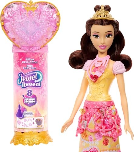 [JHL51] Barbie Disney Princess Jewel Reveal 8 Surprises