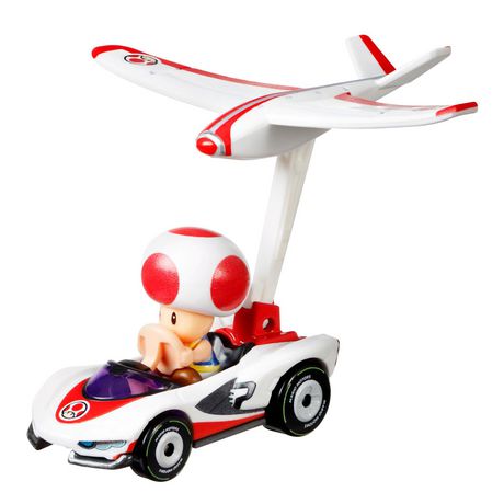 [GVD34] Hot Wheels Mariokart Toad Plane Glider