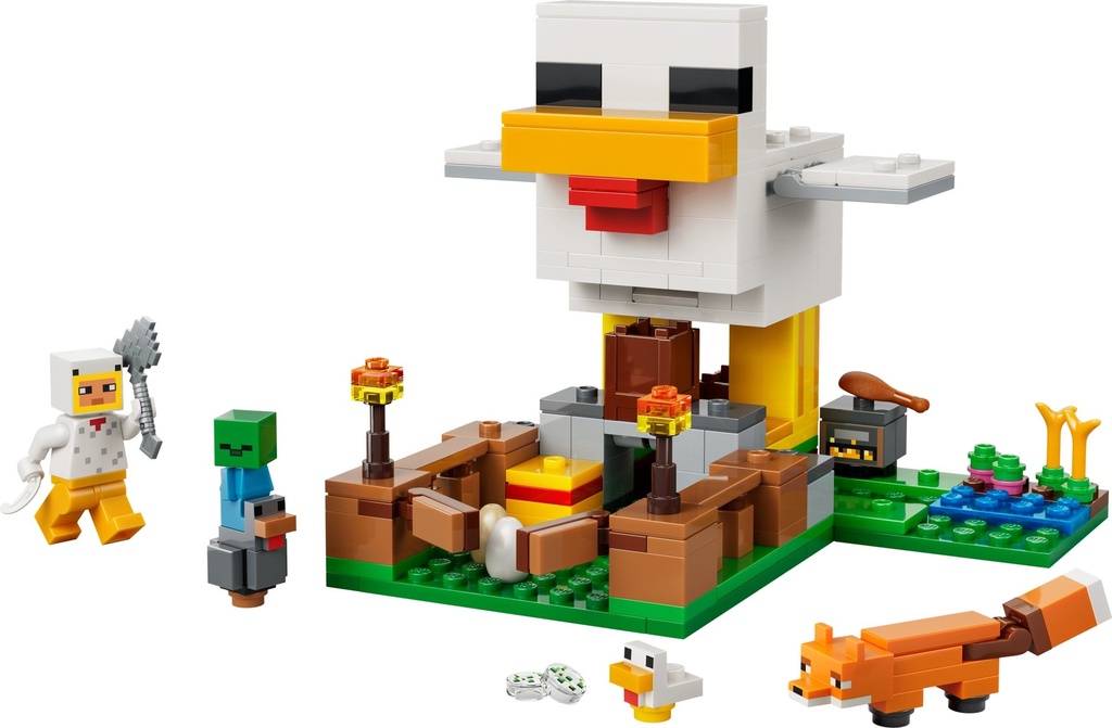 [21585] Lego 21585 Minecraft Chicken Farm House