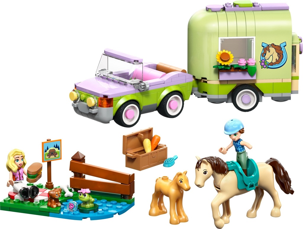 [42695] Lego 42695 Friends Horse & Baby Foal Trailer