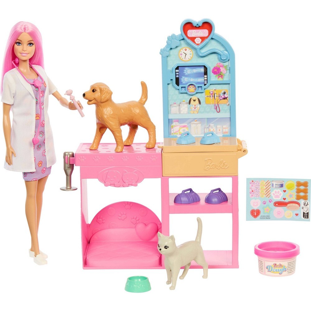 [JFX93] Barbie Fast Cast Veterinarian Clinic Playset