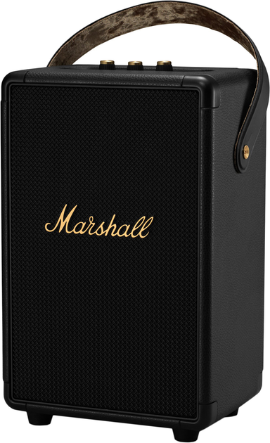 [MS-TFT-BLK/BRS] Marshall Tufton Portable Bluetooth Speaker -Black & Brass