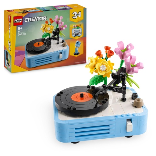[31172] LEGO 31172 CREATOR RECORD PLAYER WITH FLOWERS  
