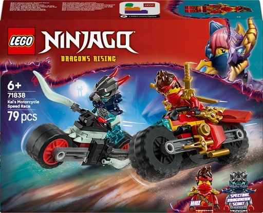 [71838] LEGO 71838 NINJAGO KAI'S MOTORCYCLE SPEED RACE 